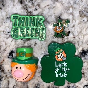 St Patrick’s day 4 pins(vintage)